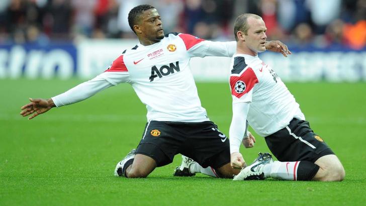 Former Manchester United captain Patrice Evra